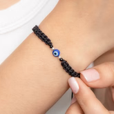 Handmade Black Thread Evil Eye Protection Bracelet